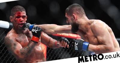 UFC 273: Khamzat Chimaev beats Gilbert Burns in Fight of the Year contender as Aljamain Sterling upsets Petr Yan