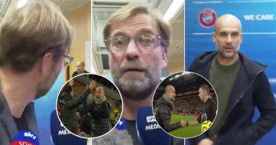 Man City vs Liverpool: Jurgen Klopp ran away from Pep Guardiola in 2019