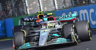 Lewis Hamilton pays tribute to George Russell podium finish in F1 Australian Grand Prix