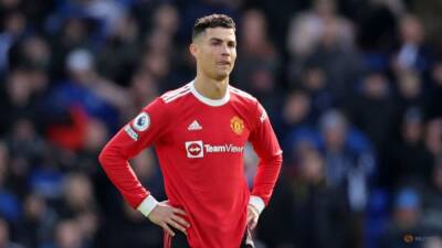 Cristiano Ronaldo - Merseyside police investigate Ronaldo phone incident in United loss - channelnewsasia.com - Manchester