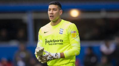 Birmingham’s Neil Etheridge thanks well-wishers after collision with Djed Spence