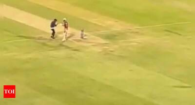 IPL 2022: Man who ran into ground during Saturday's RCB-MI IPL game in Pune arrested