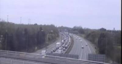 LIVE: Long queues on M56 near Manchester Airport after crash - latest updates