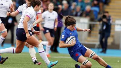 France maintain 100% record with first-half blitz of Scotland