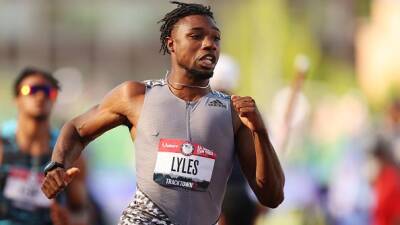 Noah Lyles - Marvin Bracy - Noah Lyles, Erriyon Knighton edged at USATF Bermuda Games - nbcsports.com - Canada - Bermuda