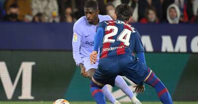 Lionel Messi - Luuk De-Jong - Pierre-Emerick Aubameyang - 'Dembele must stay!' - Barcelona beg for new contract as winger equals Messi's assist mark in win - msn.com - Gabon