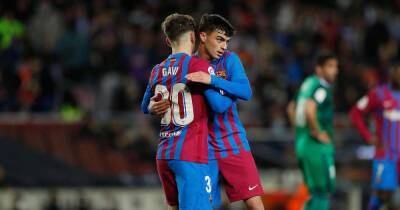 Watch: Barcelona young stars Gavi and Pedri combine for excellent goal