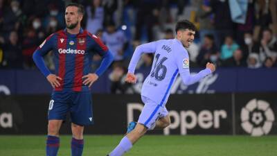 Barcelona player ratings v Levante: Pedri and Dembele 8, Aubameyang 7, Alves 5