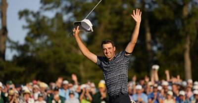 Scottie Scheffler holds off Rory McIlroy to claim first major win at 86th Masters