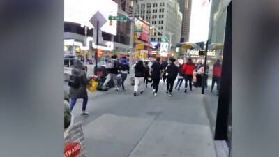 Pánico en Times Square por una explosión
