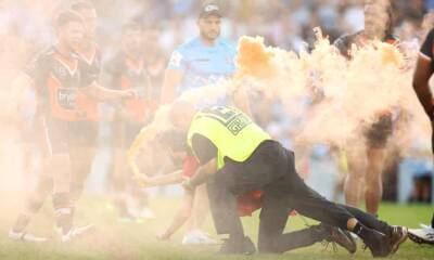 Three-month jail sentence for man who interrupted NRL game in Cronulla with flare - theguardian.com - Australia
