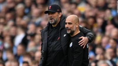 Manchester City and Liverpool write thrilling new English 'Clasico' chapter in friendliest of rivalries between managers