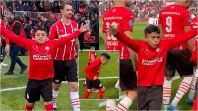 PSV Eindhoven mascot goes viral after stealing the show v RKC Waalwijk