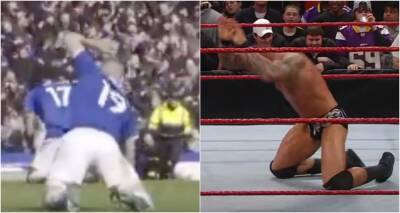 Randy Orton: Vitaliy Mykolenko earns comparisons to WWE star after Everton v Man Utd