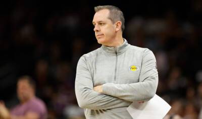 Anthony Davis - Gareth Bale - Tiger Woods - Augusta National - Frank Vogel - Carmelo Anthony - Rob Pelinka - Lakers fire title-winning coach Frank Vogel after 3 seasons - arabnews.com - Manchester - Spain - Los Angeles -  Los Angeles - Denver - county Russell - county Davis - county Woods - Liverpool