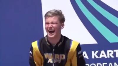 Russian karter Artem Severiukhin faces FIA investigation after apparent Nazi salute on podium - abc.net.au - Russia - Sweden - Ukraine - Portugal - Italy