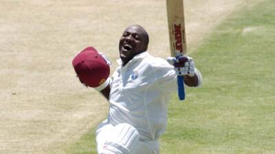 Michael Vaughan - Brian Lara - Matthew Hayden - On This Day in 2004: Brian Lara hits world-record 400 not out against England - bt.com - Australia - Zimbabwe - county Day
