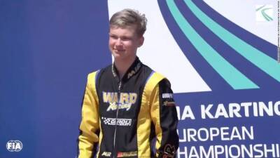 Ivan Kuliak - Russian driver, 15, under investigation, apologizes but denies making Nazi salute atop podium - edition.cnn.com - Russia - Ukraine - Portugal - Italy