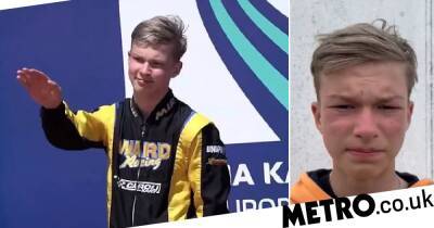 Russian go-karting champion denies making Nazi salute after being sacked