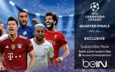 Subscribe now and enjoy the UCL knockout stages - beinsports.com -  Man