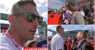 Martin Brundle - Martin Brundle's grid-walk interview with Marco Materazzi may be his most awkward one yet - msn.com - Italy - Australia