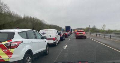 Broken down lorry causes hour-long delays near Newport - live updates