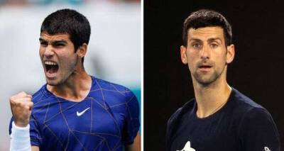 Carlos Alcaraz gunning for Novak Djokovic as Spaniard talks up potential Monte Carlo clash