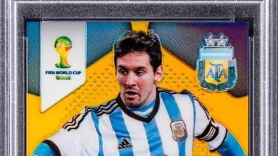 Subastado un cromo exclusivo de Messi por 522.000 dólares - AS Argentina