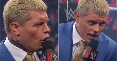 Cody Rhodes used words banned by Vince McMahon on WWE Raw last night