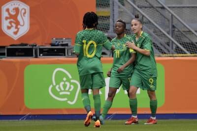 Vivianne Miedema - Banyana Banyana arrive with song and dance, but Netherlands claim stunning victory - news24.com - Netherlands - South Africa - Madrid - Morocco