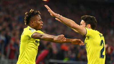 Bayern Munich - Robert Lewandowski - Lucas Hernandez - Samuel Chukwueze - Gerard Moreno - Thomas Müller - Jamal Musiala - Geronimo Rulli - Yellow Submarine sink Bayern in Munich - rte.ie