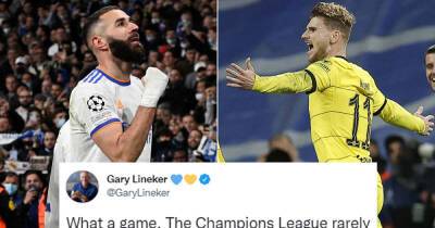 Gary Lineker leads fans revelling in superb Chelsea vs Real Madrid tie