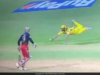 Watch: Ambati Rayudu's Acrobatic Catch To Dismiss Akash Deep vs RCB