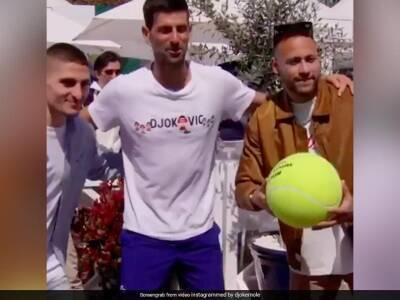 Watch: Novak Djokovic Shows off Football Skills With PSG's Neymar Jr, Marco Verratti In Monte Carlo