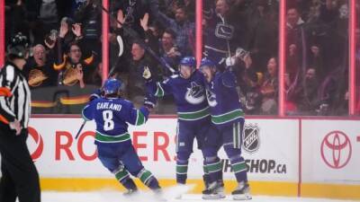 Elias Pettersson - Bo Horvat - Hughes scores 51 seconds into OT as Canucks down Golden Knights for 4th win in a row - cbc.ca -  Vancouver