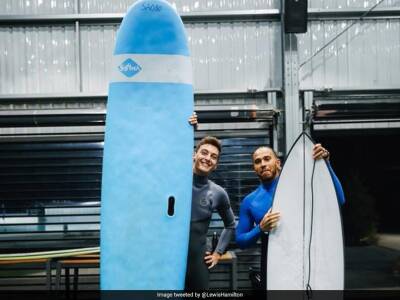 After Surfing, Lewis Hamilton's "Next Up" Plan For Teammate George Russell