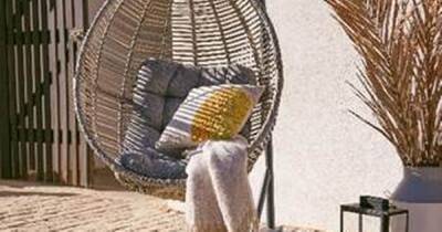 Stacey Solomon - Aldi hanging egg chair dupe is back at Homebase for Easter - manchestereveningnews.co.uk