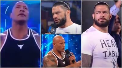 Dwayne Johnson - John Cena - Wwe Smackdown - The Rock vs Roman Reigns: Fan-made video of Dwayne Johnson interrupting WWE champion - givemesport.com