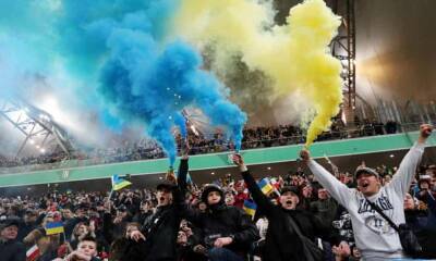 ‘I cry every day’: in the stands with Ukrainians as Dynamo Kyiv play again
