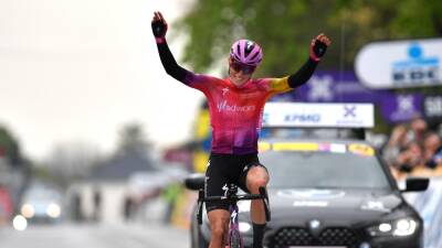 Team SD Worx's Demi Vollering stages stunning late attack to take victory at De Brabantse Pijl