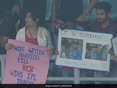 IPL 2022: Woman's 'No Marriage Till RCB Wins Trophy' Leaves Internet In Splits - sports.ndtv.com - India -  Mumbai -  Chennai -  Bangalore