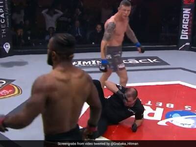 "Took it Like Chris Rock": Internet After Referee Punched By MMA Fighter