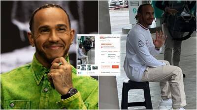 Lewis Hamilton - George Russell - Lewis Hamilton: Plastic stool bearing 'butt prints' sells for hefty sum - givemesport.com - Malaysia -  Kuala Lumpur