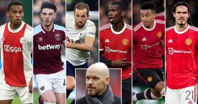 Kane, Rice, Bissouma and Timber lead Ten Hag's list of targets