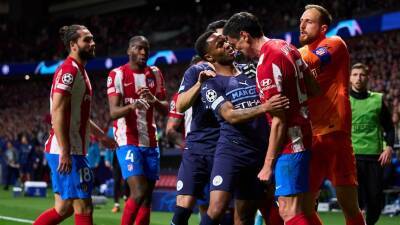 Manchester City-Atlético Madrid Champions League quarter-final ends in fiery clashes on and off the field
