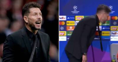 Diego Simeone aims dig at Pep Guardiola and walks out after Real Madrid question