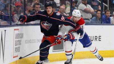 Roslovic scores two as Blue Jackets top Habs