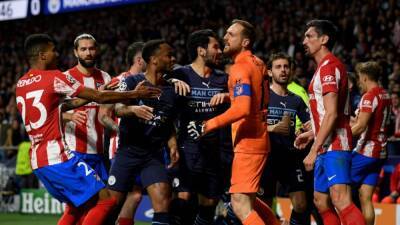 Watch: Manchester City vs Atletico Madrid UEFA Champions League Quarter-Final Second Leg Match Ends In Ugly Brawl, Clashes Continue In Tunnel