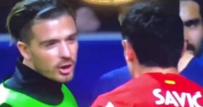 Jack Grealish - Phil Foden - Stefan Savic - Jack Grealish's X-rated blast at Stefan Savic before Champions League tunnel brawl - msn.com - Manchester - Spain - Madrid - Montenegro
