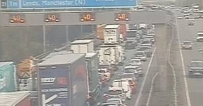 LIVE: Miles of queueing traffic on M6 after crash - latest updates